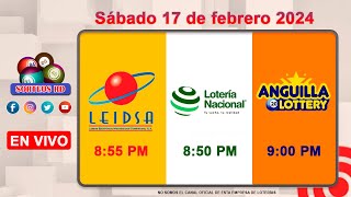 Lotería Nacional LEIDSA y Anguilla Lottery en Vivo 📺│Sábado 17 de febrero 2024 855 PM [upl. by Poole]