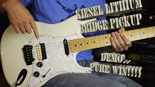 Kiesel Lithium Bridge Pickup Demo of Win [upl. by Ynahteb]