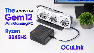 The AllNew GEM12 Is A Crazy Fast Mini PC With OCuLink 8845HS Hands On [upl. by Lamrouex]