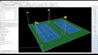 Tennis Courts Lighting Design Calculations Part 1 [upl. by Aihsetel]