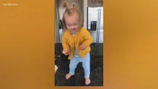 Toddler goes viral dancing to Beyoncé [upl. by Fabio]