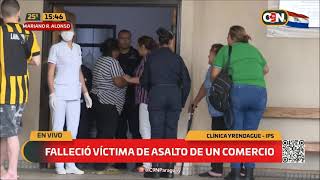 Comerciante falleció tras haber sido herido durante un asalto [upl. by Flosser486]