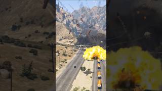 Iran destroyed oil supply tankers and convoy gta5 by cluster bombs shorts [upl. by Daahsar692]