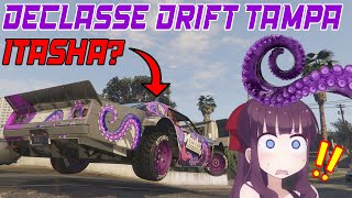 GTA Online Drift Declasse Drift Tampa Itasha痛車 Livery Anime Car [upl. by Trebo]