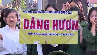 TRƯỜNG THPT QUỐC OAI THAM GIA KHÓA TRẢI NGHIỆM KỸ NĂNG QUÂN SỰ 2024 [upl. by Salem374]