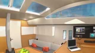 Allures 399  Lifting Keel Aluminium Cruising Yacht [upl. by Nylevol]