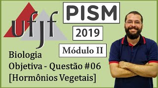 UFJF  PISM II  2019  Biologia  Objetiva  Questão 6  Hormônios Vegetais [upl. by Anneres294]