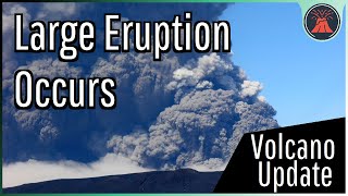 Shiveluch Volcano Eruption Update Large amp Sustained Explosive Eruption Widespread Ashfall [upl. by Ecinad]