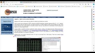 Understanding NG Spice Free OpenSource Circuit Simulator Explained [upl. by Fuller]