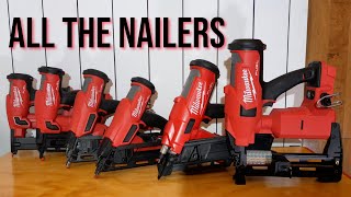 ALL Milwaukee M18 Nailers and Milwaukee M18 Staplers in One Video Is This the BEST Range of Nailers [upl. by Ashely]