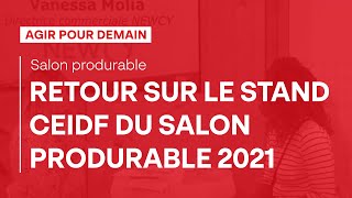 Retour sur le stand CEIDF du Salon Produrable 2021 [upl. by Anrev]