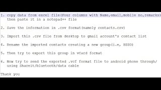 Transfer vcf file from pc to android phone [upl. by Anaidni366]