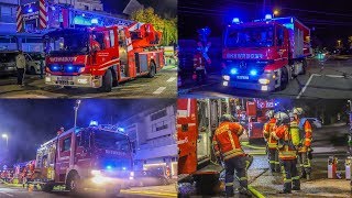 BRAND IN EBIKELADEN FEUERWEHR ETTLINGEN im GROSSEINSATZ  RAUCHENTWICKLUNG amp LÖSCHARBEITEN [upl. by Lucinda640]