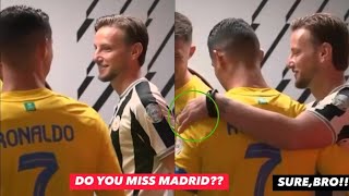 Cristiano Ronaldo meets Ivan Rakitic in Saudi League😂😁 [upl. by Illom]