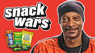 Snoop Dogg Rates British And American Food  Snack Wars [upl. by Pharaoh]