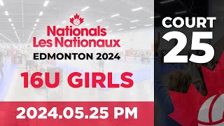 2024 Volleyball Canada Nationals 🏐 Edmonton 16U Girls  Day 2 PM Wave  Court 25 20240525 [upl. by Aneeled945]