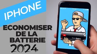 Batterie iPhone  Comment économiser de la batterie en 2024  astuces ios  astuces iPhone [upl. by Codee]