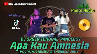 Dj Ganjor AmnesiaVersi Remix Organ Tunggal  CoverYumigresika amp Theresia jeny  ArrPanceboy [upl. by Maxy48]