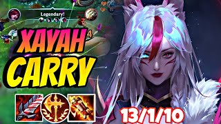 WILD RIFT ADC  THIS CHALLENGER XAYAH CARRY 1V9 THIS BUILD GAMEPLAY [upl. by Adekan]