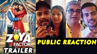 The Zoya Factor Trailer  PUBLIC REACTION  Sonam K Ahuja  Dulquer Salmaan [upl. by Ahsha]