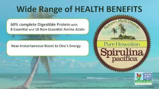 Benefits of Spirulina Pacifica  Nutrex Hawaii [upl. by Nerreg]