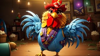 The Rapping Rooster Song CocoPikachu Nursery Rhymes amp Kids Songs [upl. by Ehsrop]