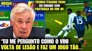 🚨NOSSA Olha como o CARLO ANCELOTTI REAGIU A PARTIDAÇA DO VINICIUS JUNIOR HOJE [upl. by Carboni]