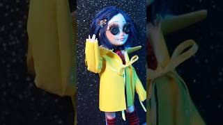 Making Coraline Other self doll coraline ooak [upl. by Enak]