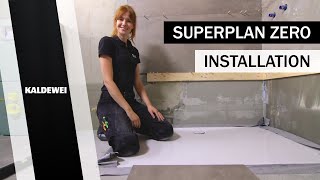 Installation der SUPERPLAN ZERO mit Sandra Hunke  KALDEWEI [upl. by Walston]