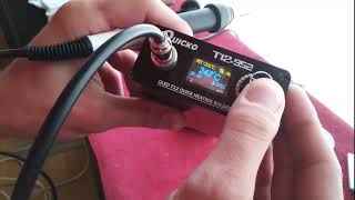 UNBOXING quicko 952 T12 tip chinese soldering station [upl. by Dnumde260]