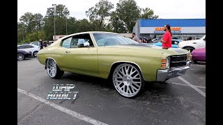 WhipAddict Purple 71 Chevelle Vert on All Gold Ds Green 71 Chevelle Vert on All Gold 24s [upl. by Shira]