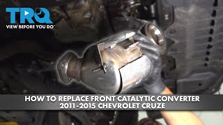 How to Replace Front Catalytic Converter 20112015 Chevrolet Cruze [upl. by Nekciv]