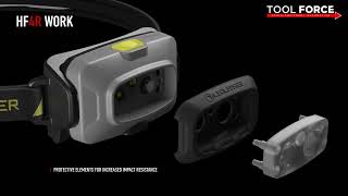 Ledlenser HF4R Work Rechargeable Head Torch 502793 [upl. by Coombs]