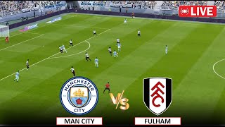 🔴Live  Manchester City vs Fulham I EPL 202425 Season Live Streaming I EPL Live eFootball Pes 21 [upl. by Jacey]