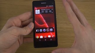 Sony Xperia Z1 Compact  First Look [upl. by Naujad852]