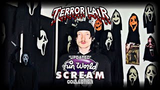 NEW FUN WORLD  SCREAM MASKS amp MEMORABILIA  Terror Lair  Horror Collectibles [upl. by Laucsap496]