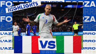 Highlights FranciaItalia 13  Nations League 202425 [upl. by Cohbath]