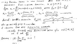 Fourier Series Convergence Theorem [upl. by Shelba]