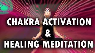 Chakra Activation amp Healing Meditation with Binaural Beats amp Drums [upl. by Juana]