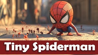 Tiny Spiderman Adventure  Spiderman Story  Kids Story [upl. by Latashia959]