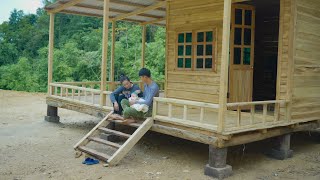 Family of 3 Working Together for the First Time Build Hallways amp Staircases  From Start to Finish [upl. by Templeton]