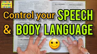 Lecţia  319 📗 – Control your SPEECH 😍💬 and BODY LANGUAGE 👋😁🤌👍 [upl. by Sadler307]