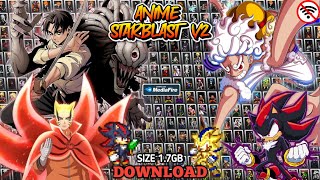 New Starblast V2 Anime Mugen Android  New Characters Offline 2024 [upl. by Kronfeld237]