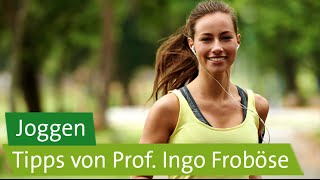 Joggen Tipps für Anfänger von Prof Ingo Froböse [upl. by Akenahs]