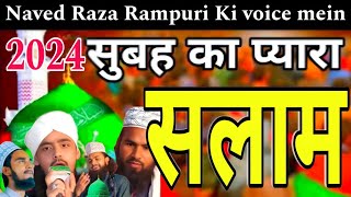 ऐशबा मुस्तफा से कह देना Salam Naved Raza Owaisi rampuri ki dard bhari awaaz mein durud o Salam [upl. by Renrut]