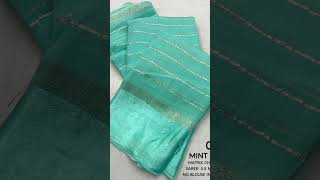 ciffon 55Quality pure chiffon zari woven saree with sartin pattu border699ship55met NO BLOUSE [upl. by Terces]