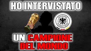 UNA LEGGENDA😍😱 Ho INTERVISTATO un CAMPIONE del MONDO⚽️ congianlucarossitv [upl. by Yadahs]