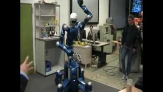 Humanoid robot Justin dances Pulp Fiction song [upl. by Aillicirp]