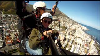 Kapstadt aus der Luft Paragliding live  Cape Town from above [upl. by Neenad]