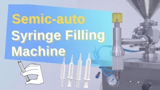 Semiautomatic PFS Syringe Filling Mchine [upl. by Ettenel]